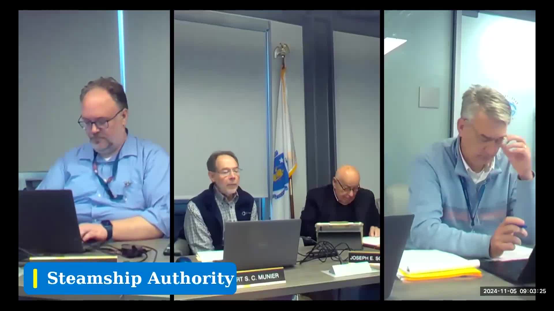 Steamship Authority Port Council Meeting - November 5, 2024