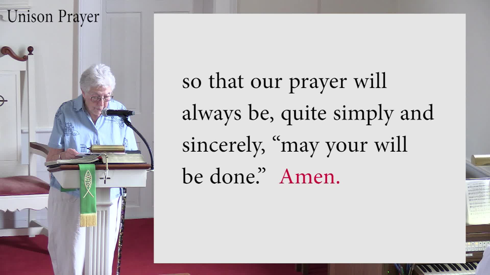SYUMC Church Service 7 27 2025
