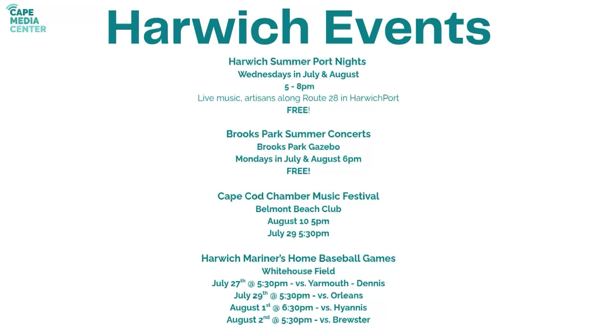 Harwich Bulletin 2025-July28