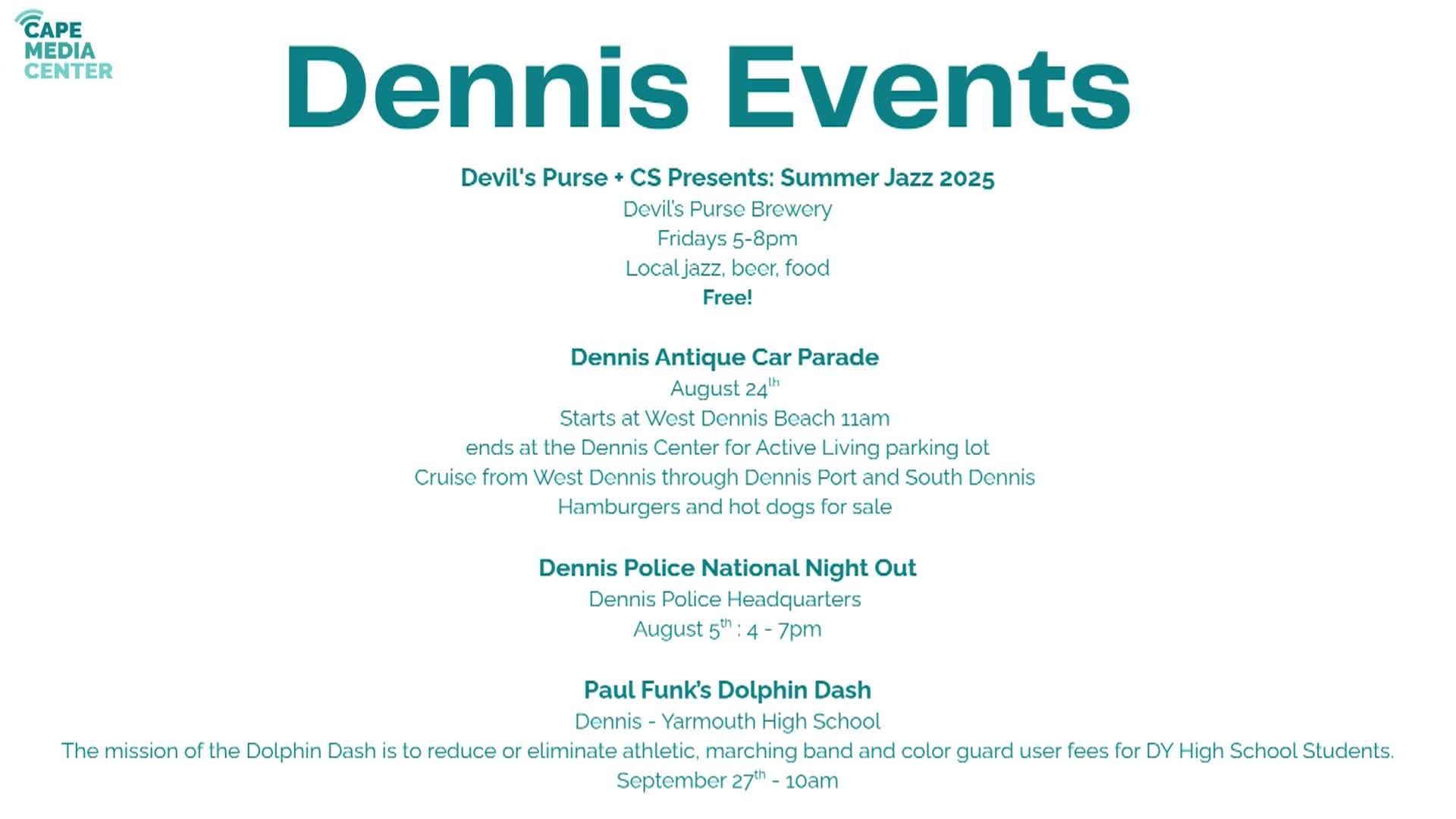 Dennis Bulletin 8-8