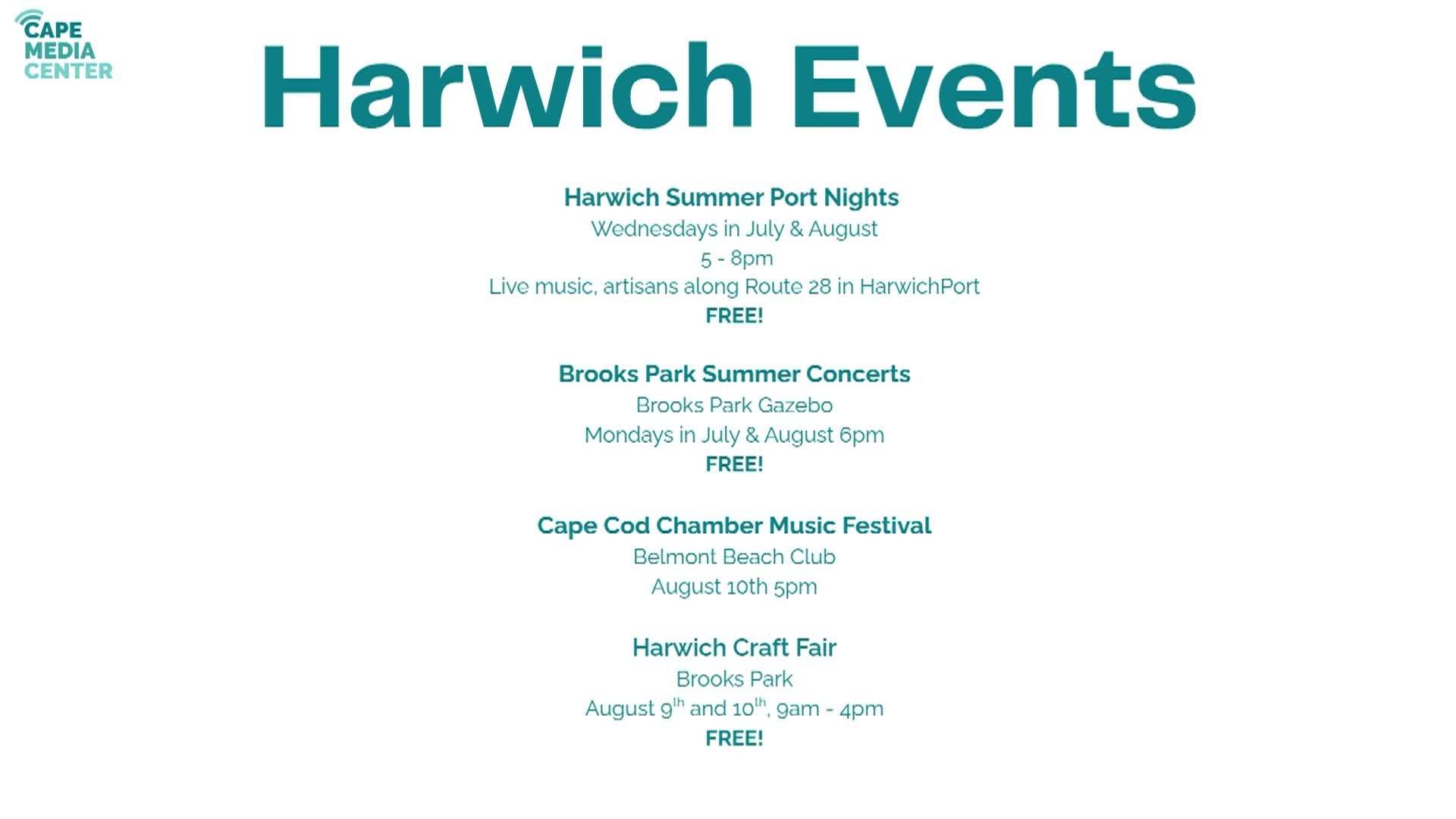 Harwich Bulletin 8-8