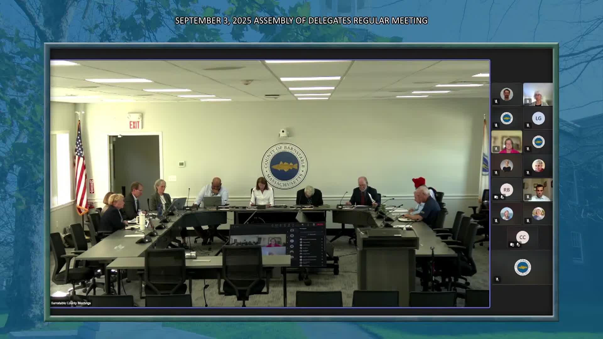 Barnstable County Assembly of Delegates Regular Meeting - September 3_ 2025