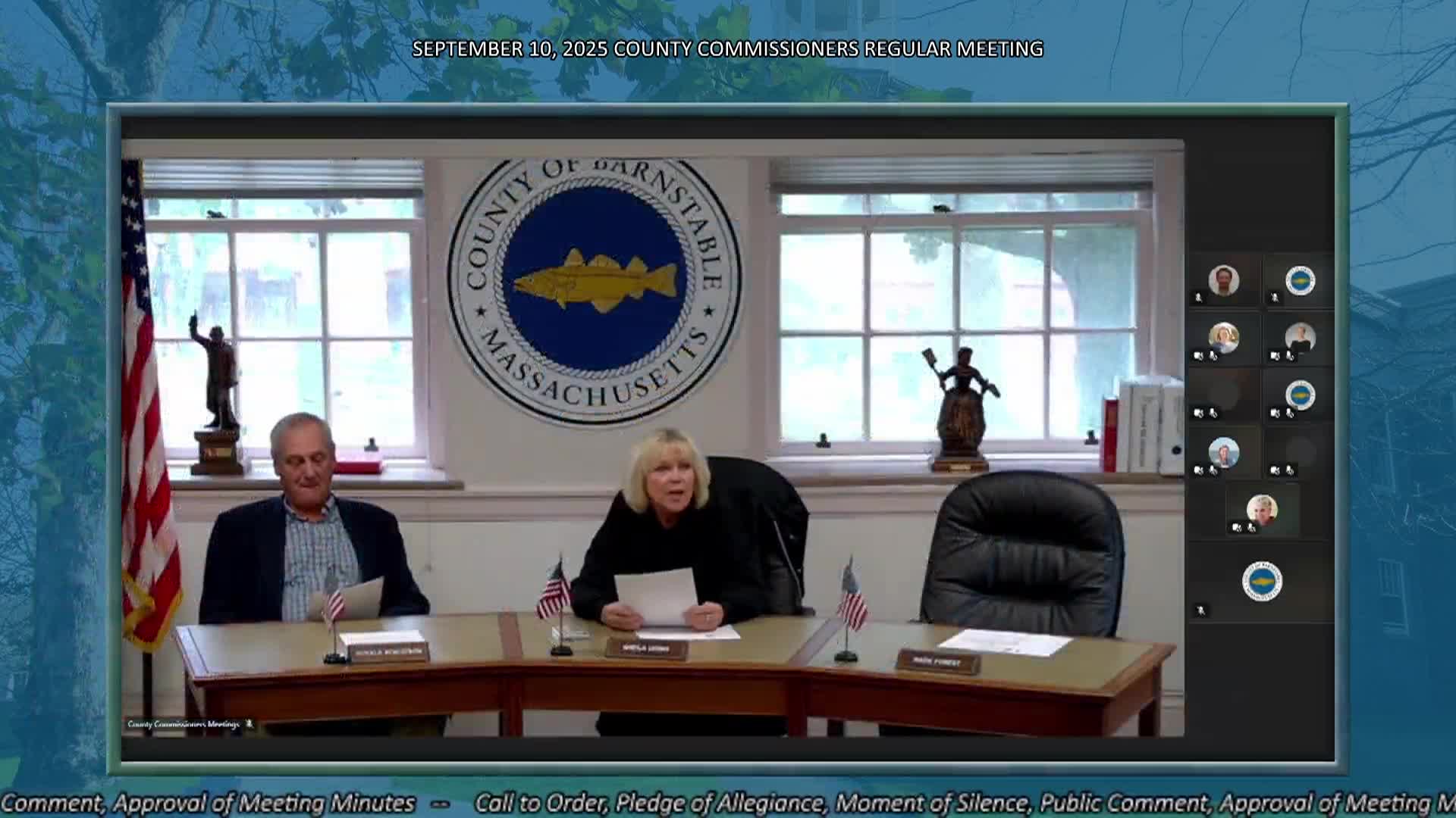 Barnstable County Commissioners Regular Meeting - September 10_ 2025