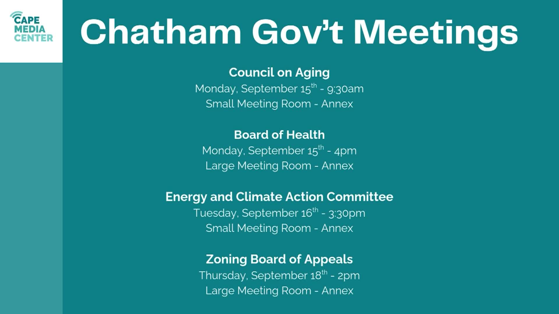 Thumbnail image for Chatham Gov Bulletin 9-12