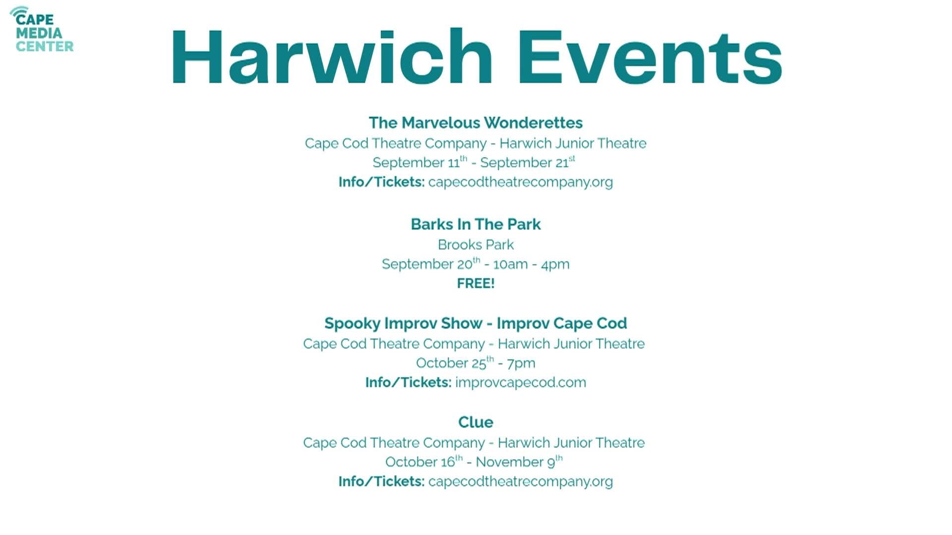 Thumbnail image for Harwich Events 9-19
