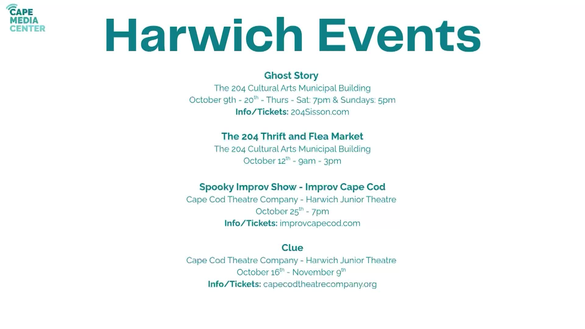 Thumbnail image for Harwich Events 9-26