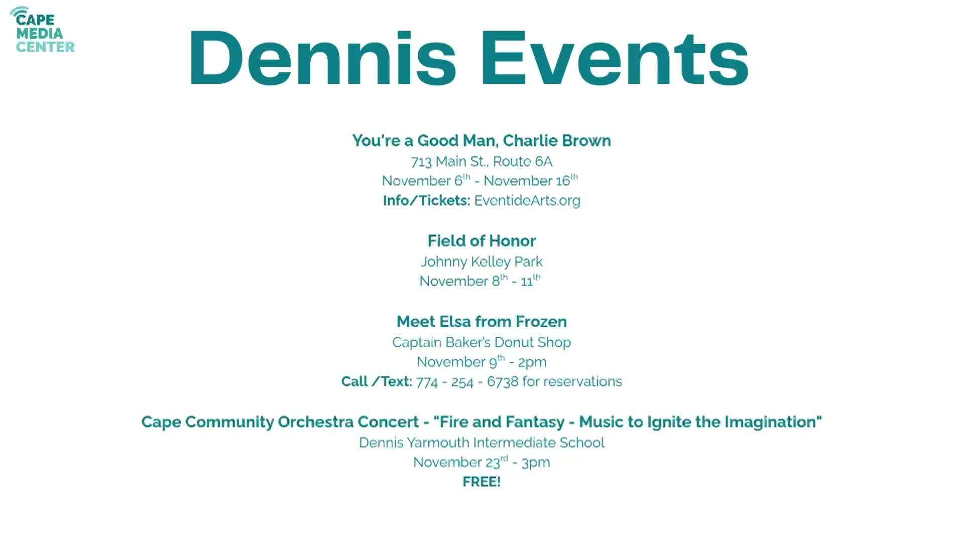 Thumbnail image for Dennis Events 10-31
