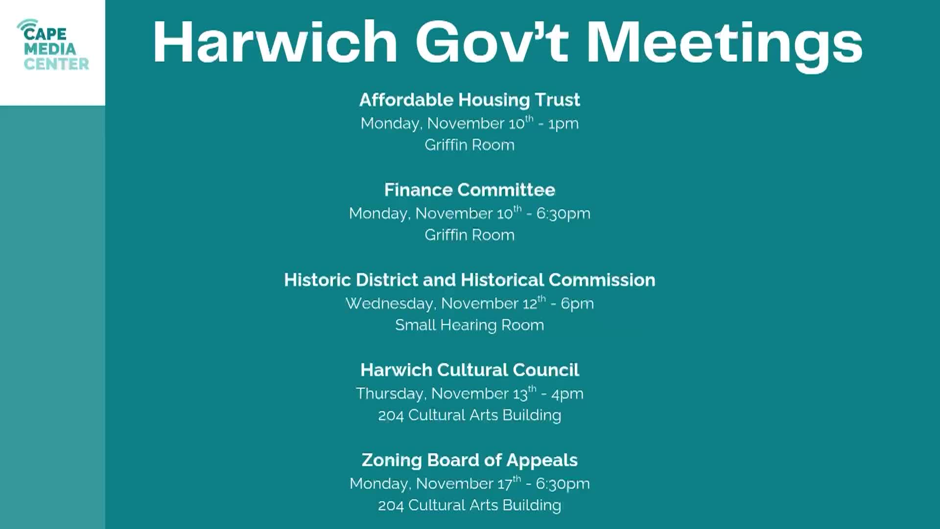 Harwich Gov 11-7