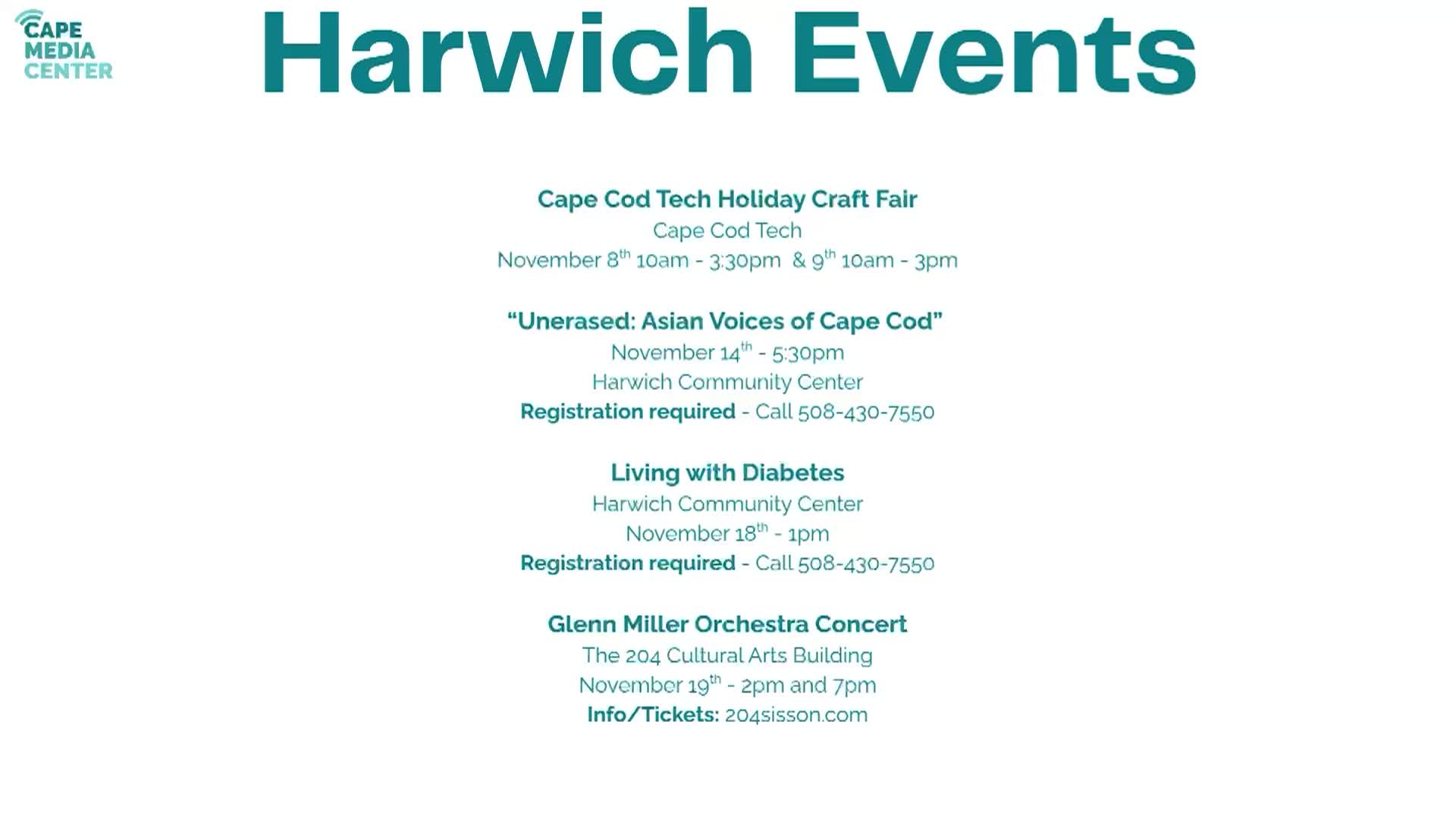 Harwich Events 11-7