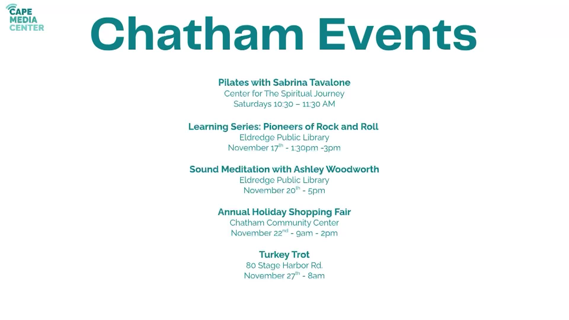 Thumbnail image for Chatham Events 11-14