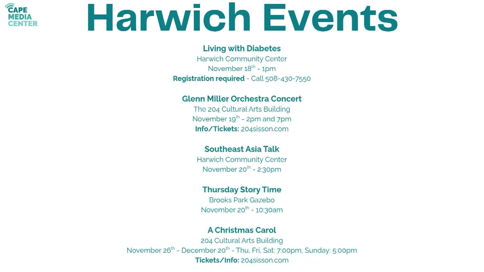 Harwich Events 11-14