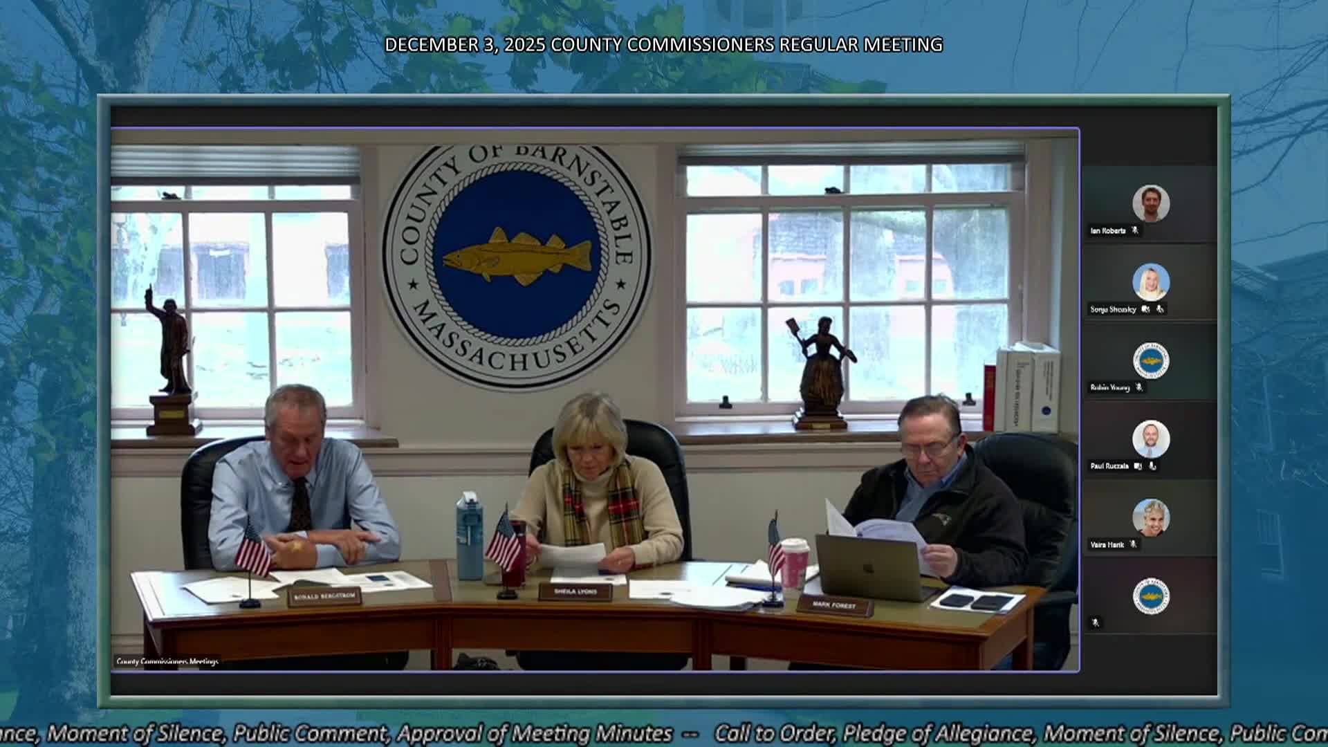 Barnstable County Commissioners Regular Meeting - December 3_ 2025