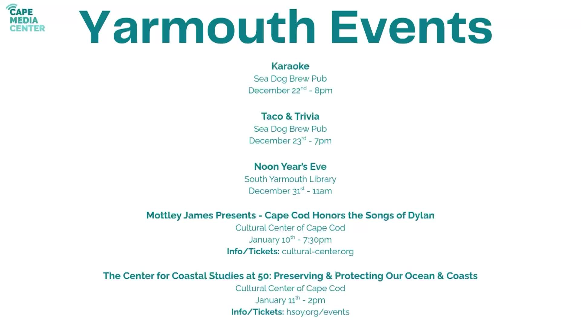 Thumbnail image for Yarmouth Events 12-20