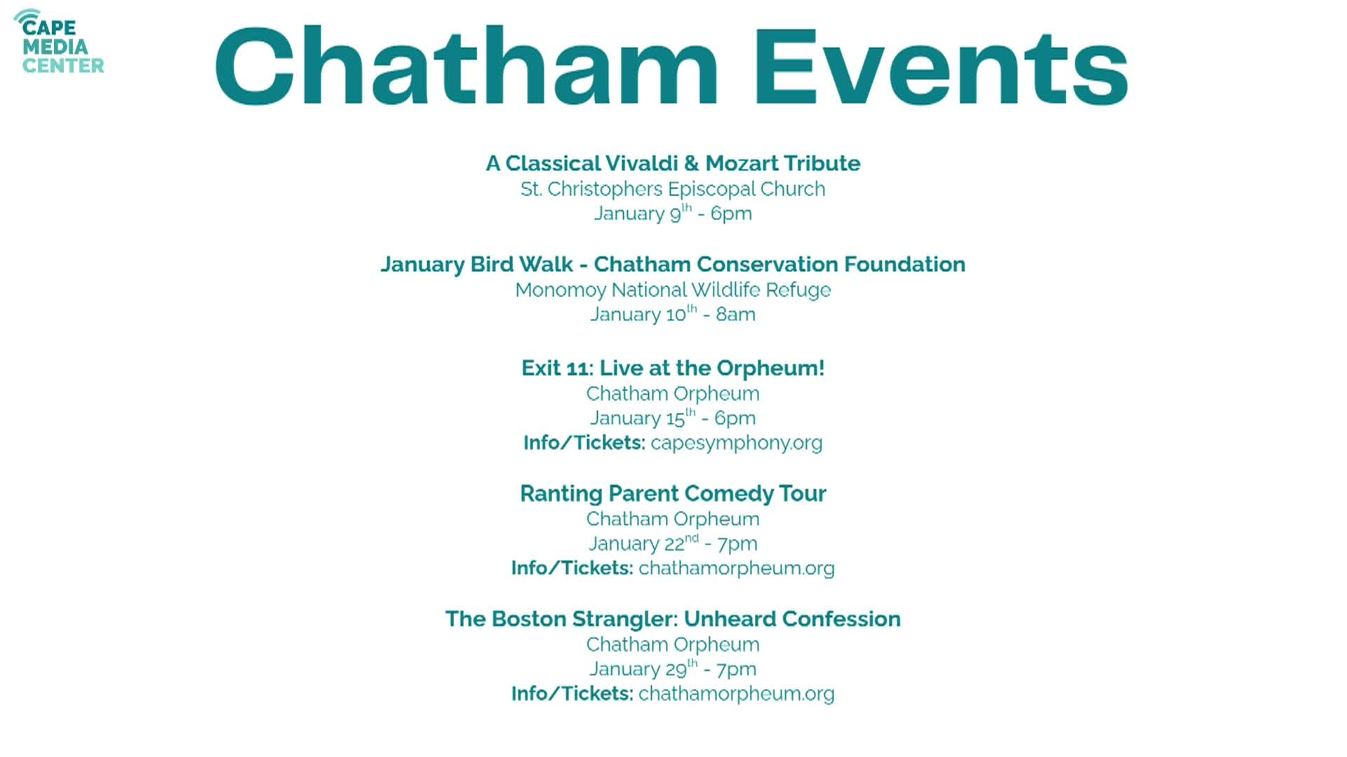 Chatham Events 1-2