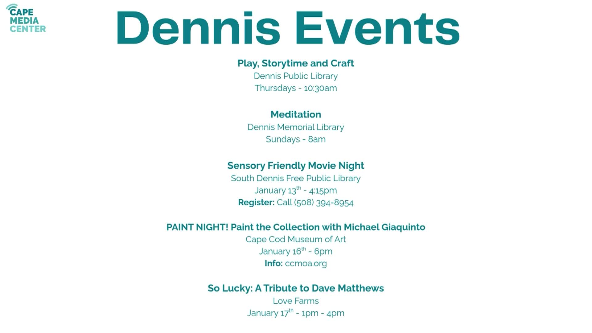 Dennis Events 1-9