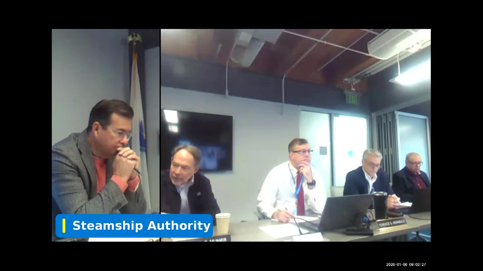 Steamship Authority Port Council Meeting - January 6 2026