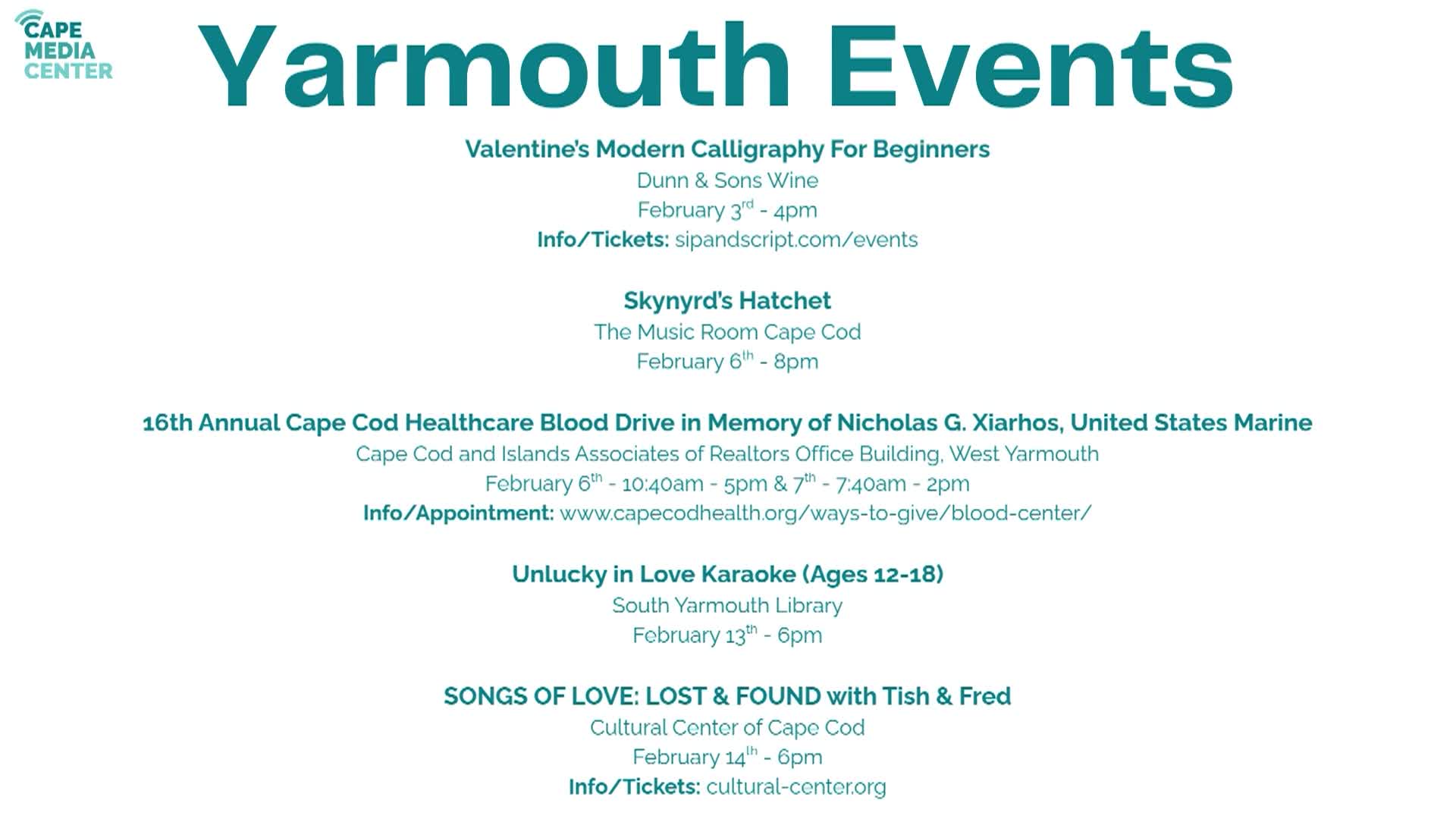 Thumbnail image for Yarmouth Events 1-30-26