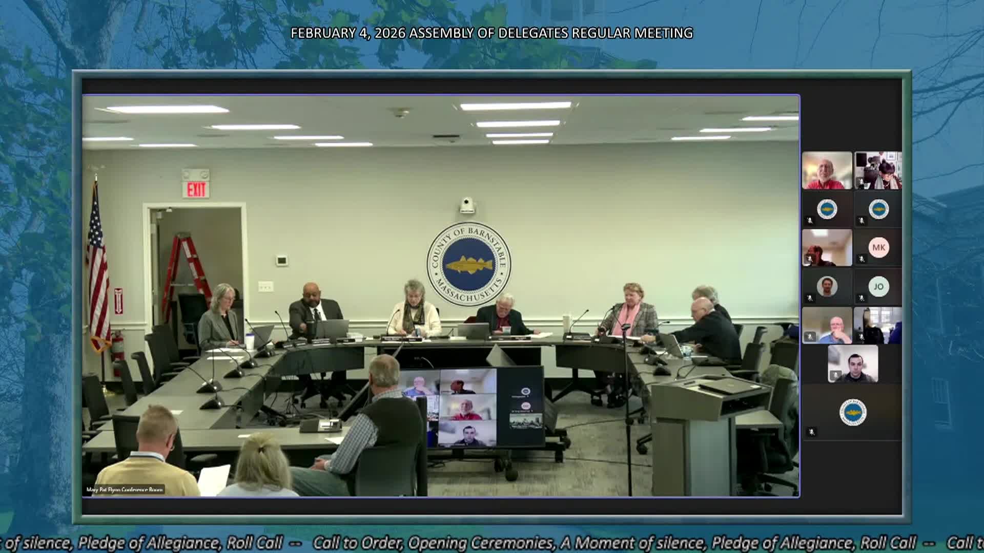 Thumbnail image for Barnstable County Assembly of Delegates Regular Meeting - February 4 2026