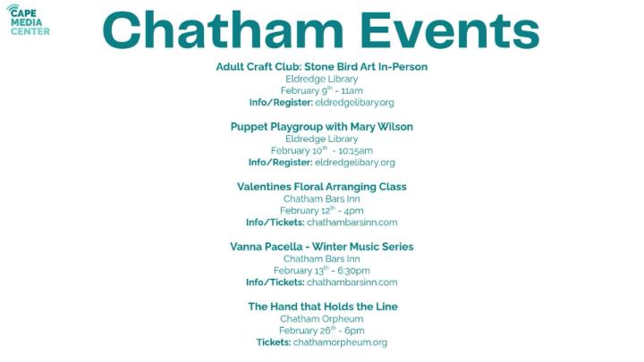 Thumbnail image for Chatham events 2-6