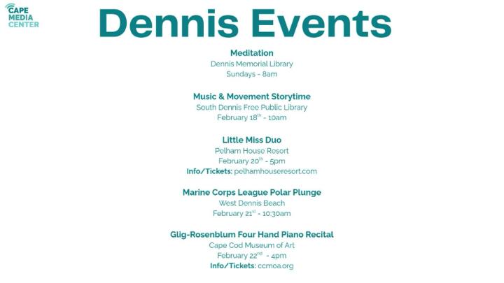Thumbnail image for Dennis events 2-13-26