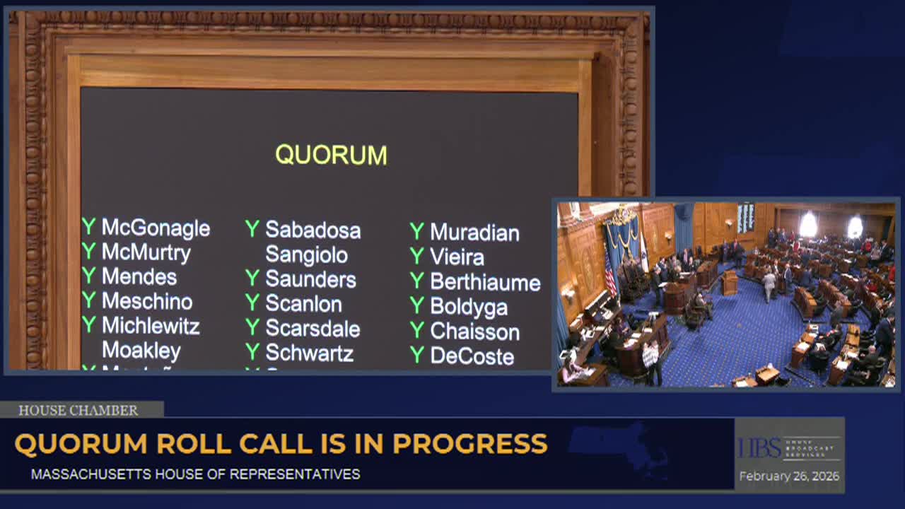 Thumbnail image for MA House Session Part 1 2026-0225