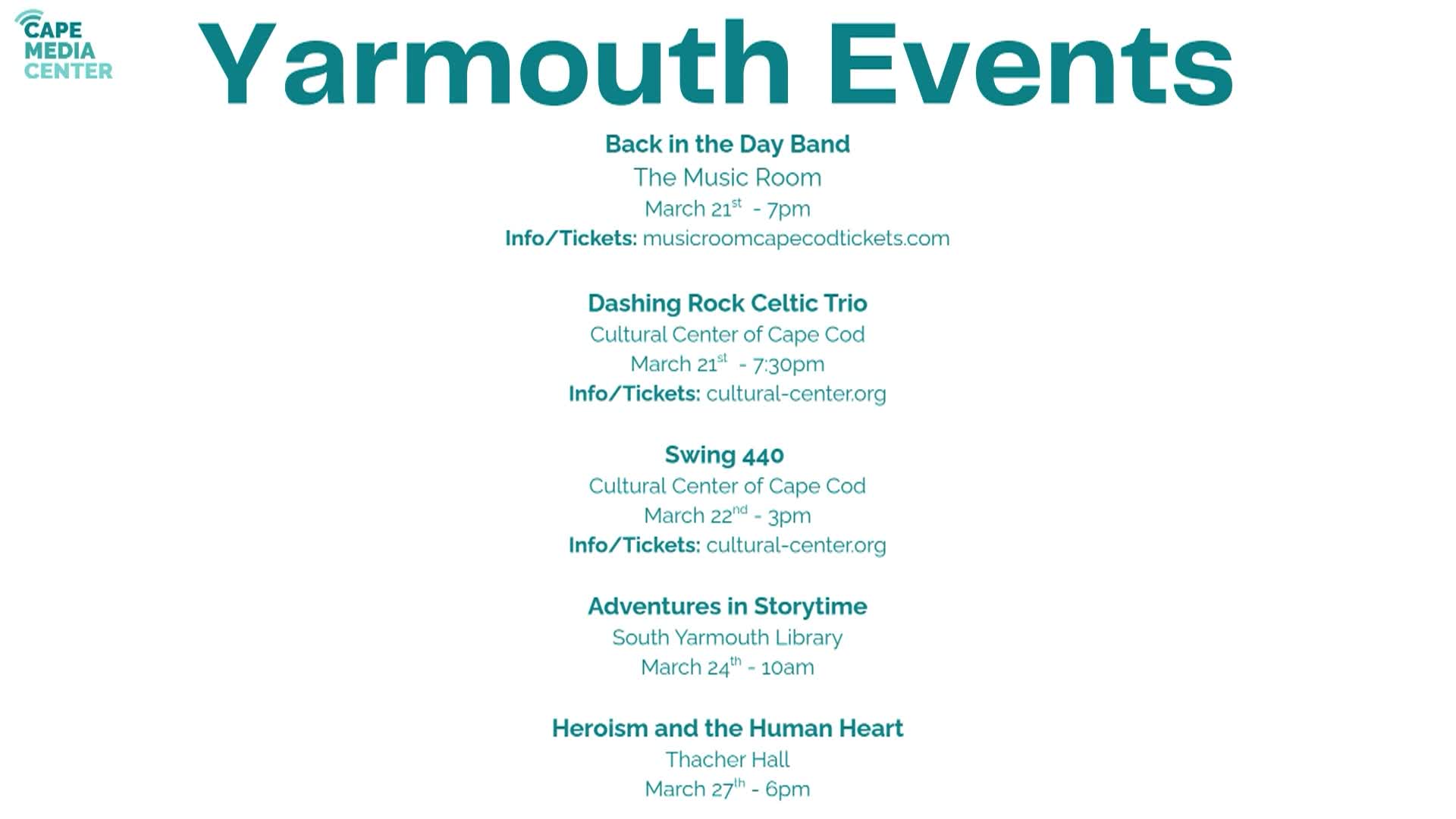 Thumbnail image for Yarmouth events 3-13