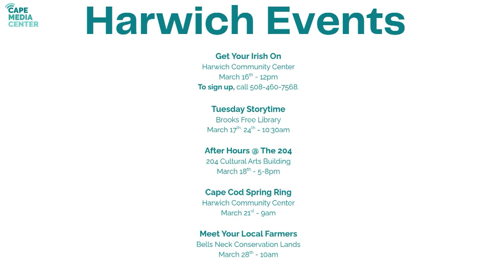 Thumbnail image for Harwich Events 3-13