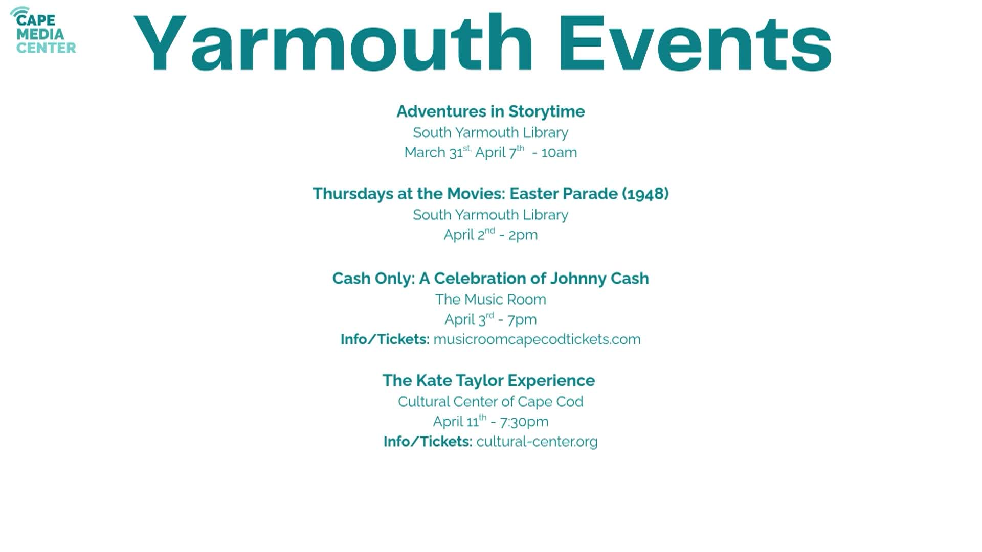 Thumbnail image for Yarmouth Events 3-27