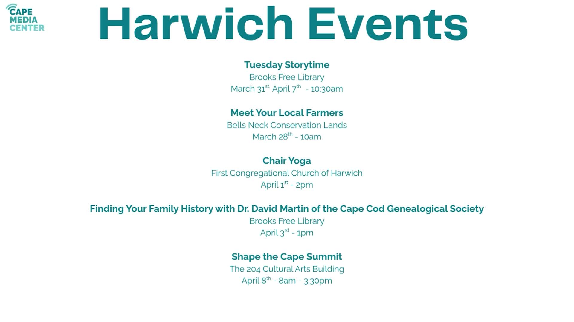 Thumbnail image for Harwich Events 3-27