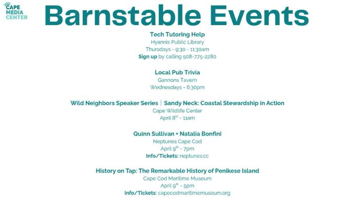Thumbnail image for Barnstable events 4-3