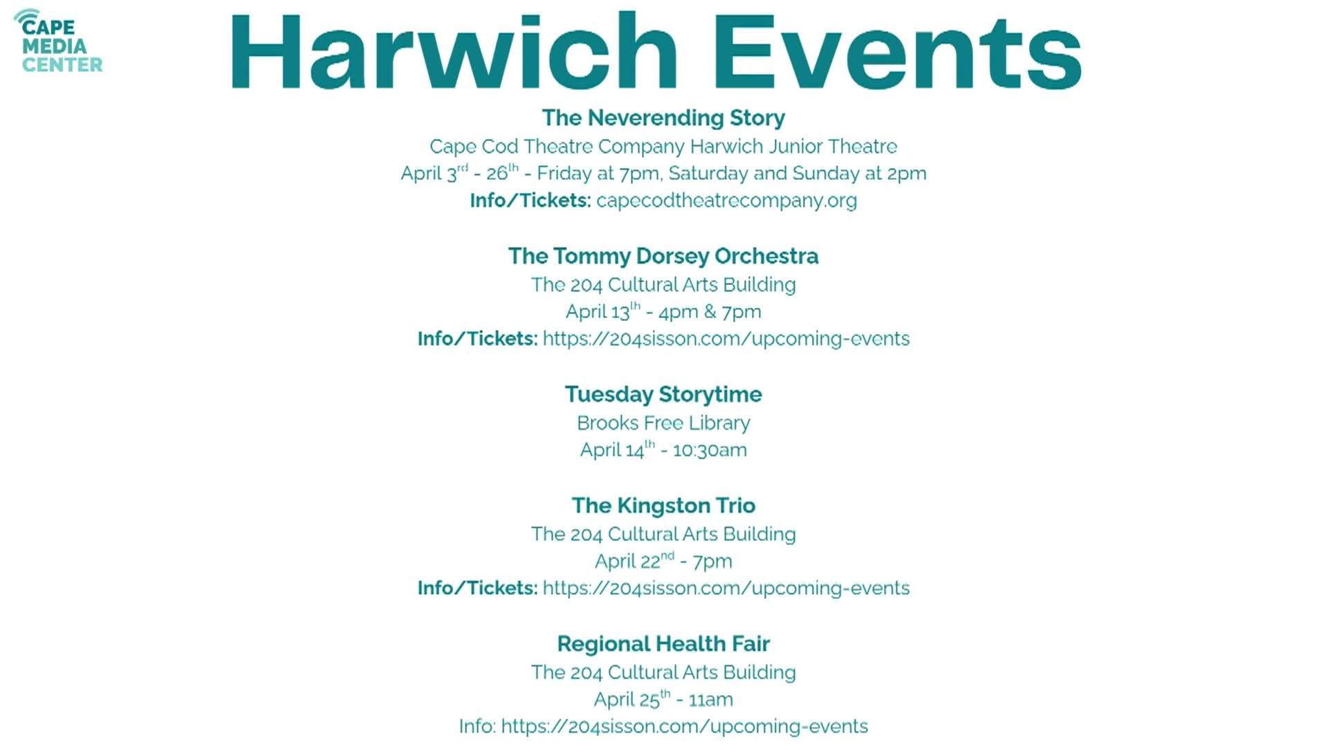 Thumbnail image for Harwich Events 4-10