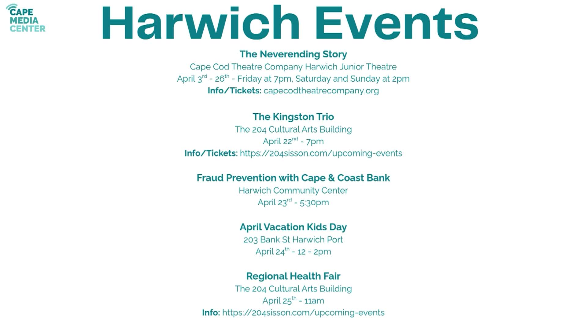 Thumbnail image for Harwich Events 4-17