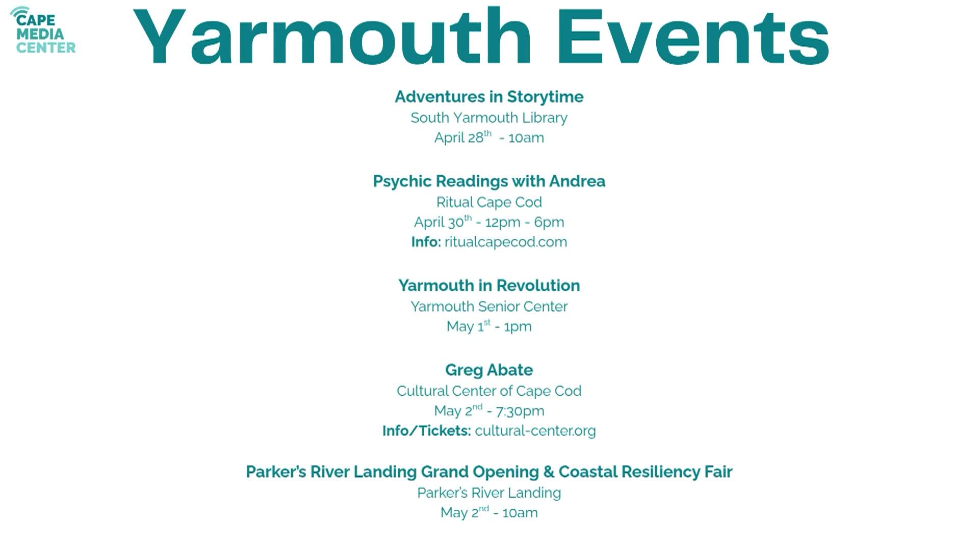 Thumbnail image for Yarmouth Events 4-24