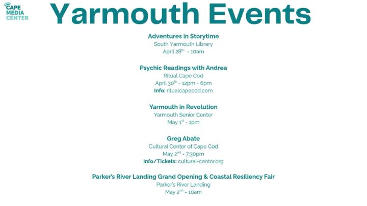 Thumbnail image for Yarmouth events 4-24