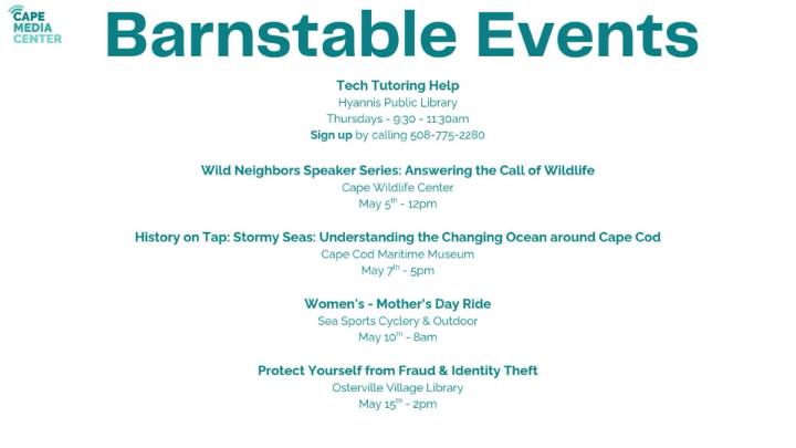 Thumbnail image for Barnstable events 5-1
