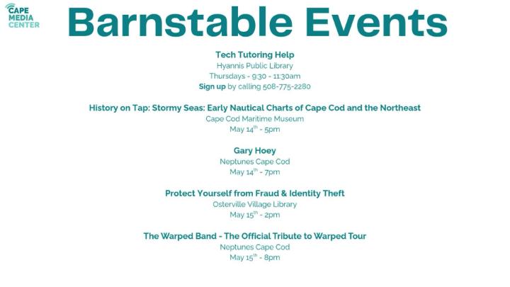 Thumbnail image for Barnstable Events 5-8