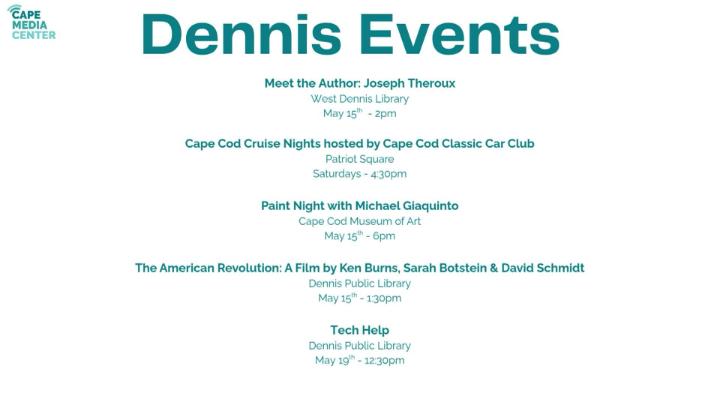Thumbnail image for Dennis Events 5-8