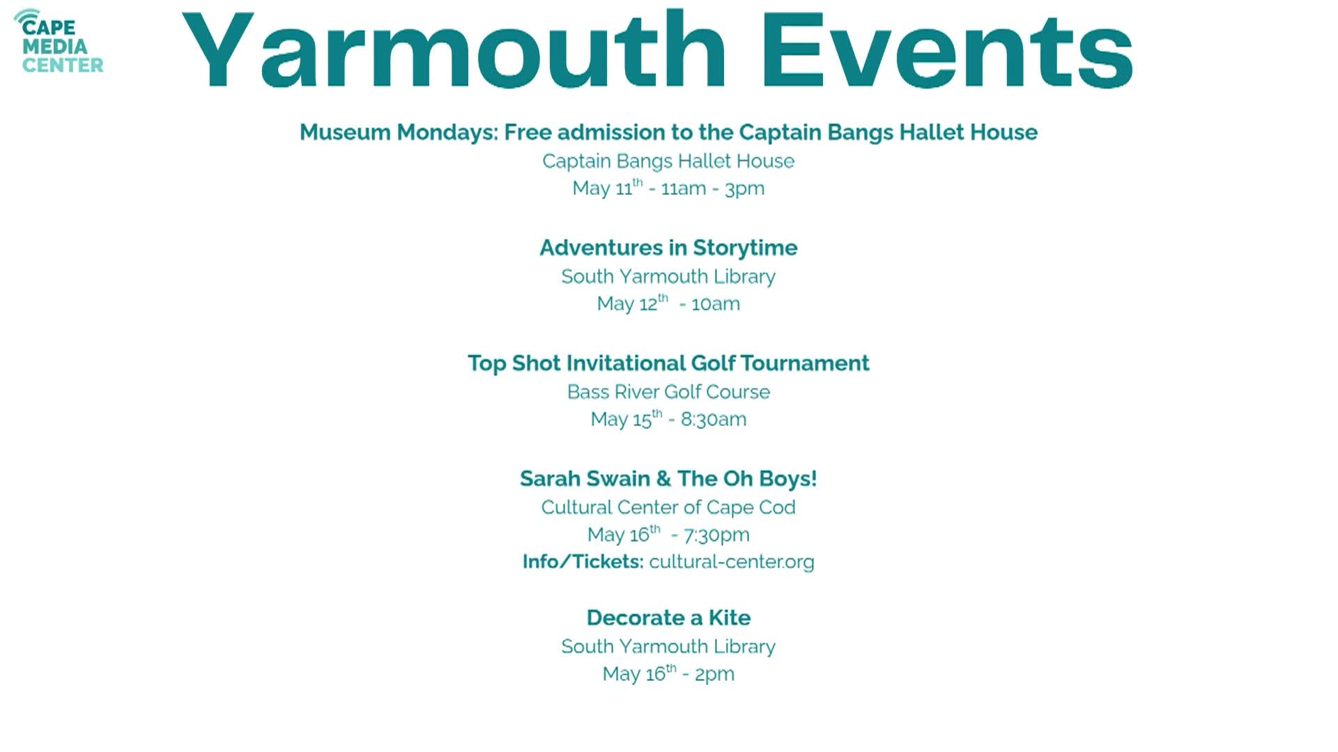 Thumbnail image for Yarmouth Events 5-8