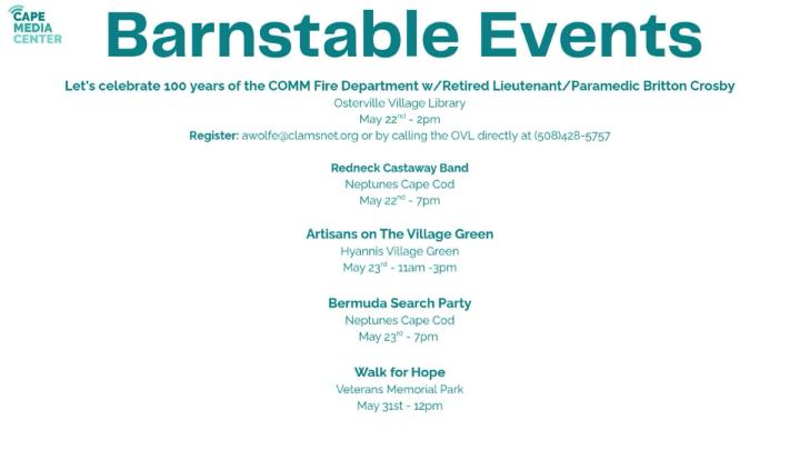 Thumbnail image for Barnstable events 5-15
