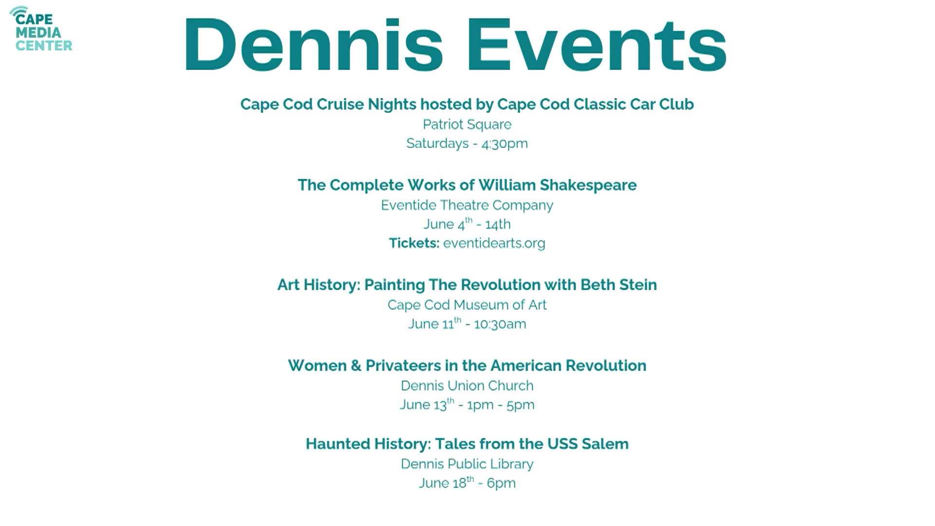 Thumbnail image for Dennis Events 6-5
