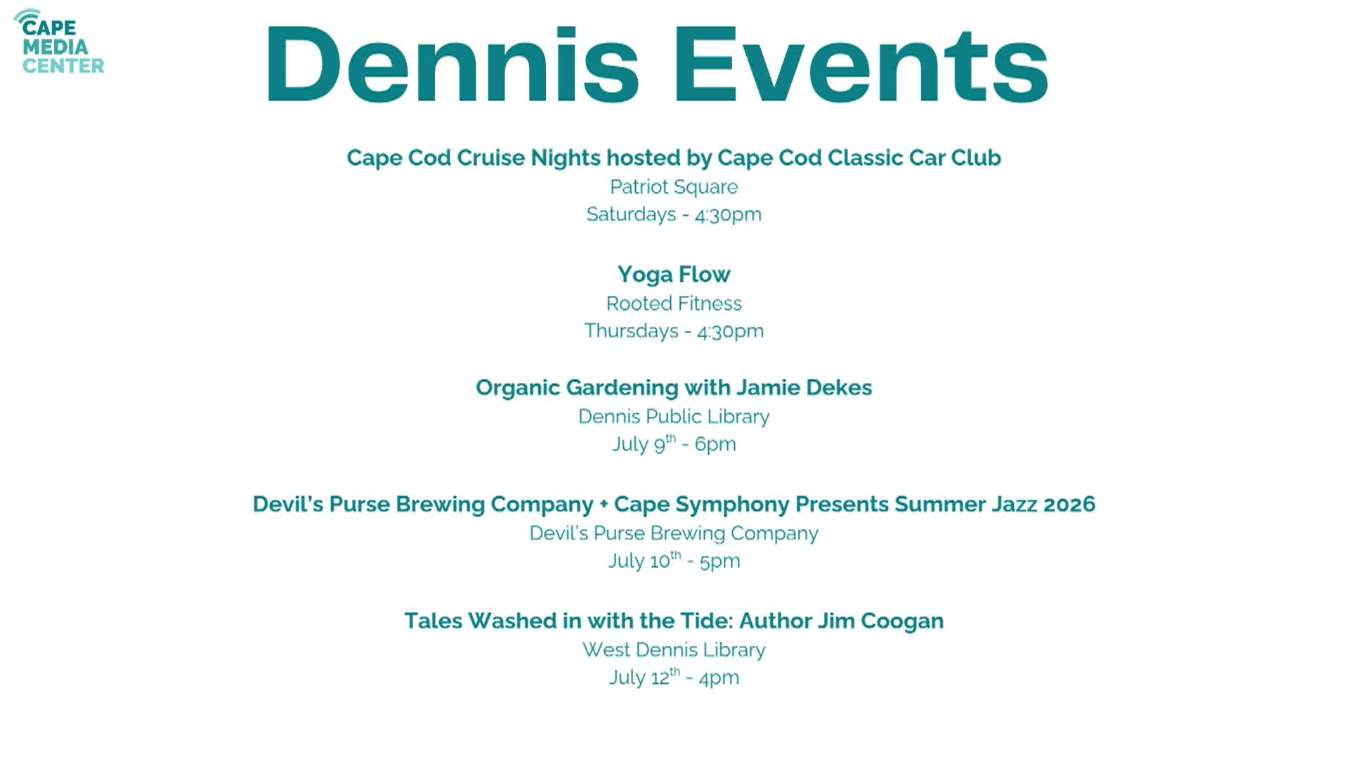 Thumbnail image for Dennis Events 7-3