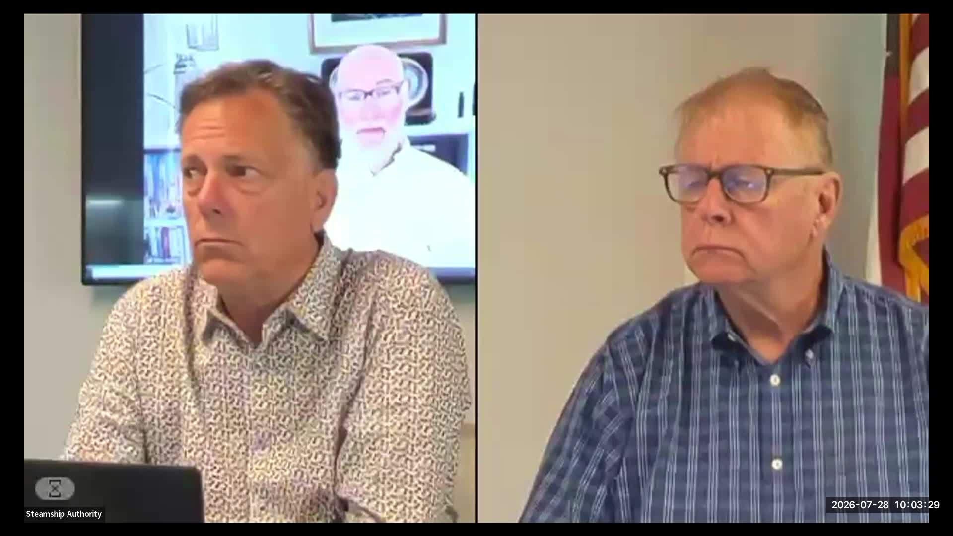 Thumbnail image for Steamship Authority IT Executive Steering Committee Meeting - July 28, 2026