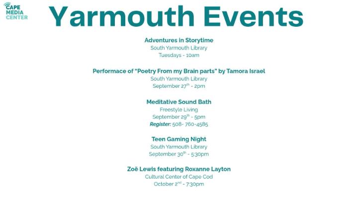 Thumbnail image for Yarmouth Events 9-25