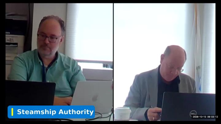 Thumbnail image for Steamship Authority Port Council Meeting - October 13, 2026