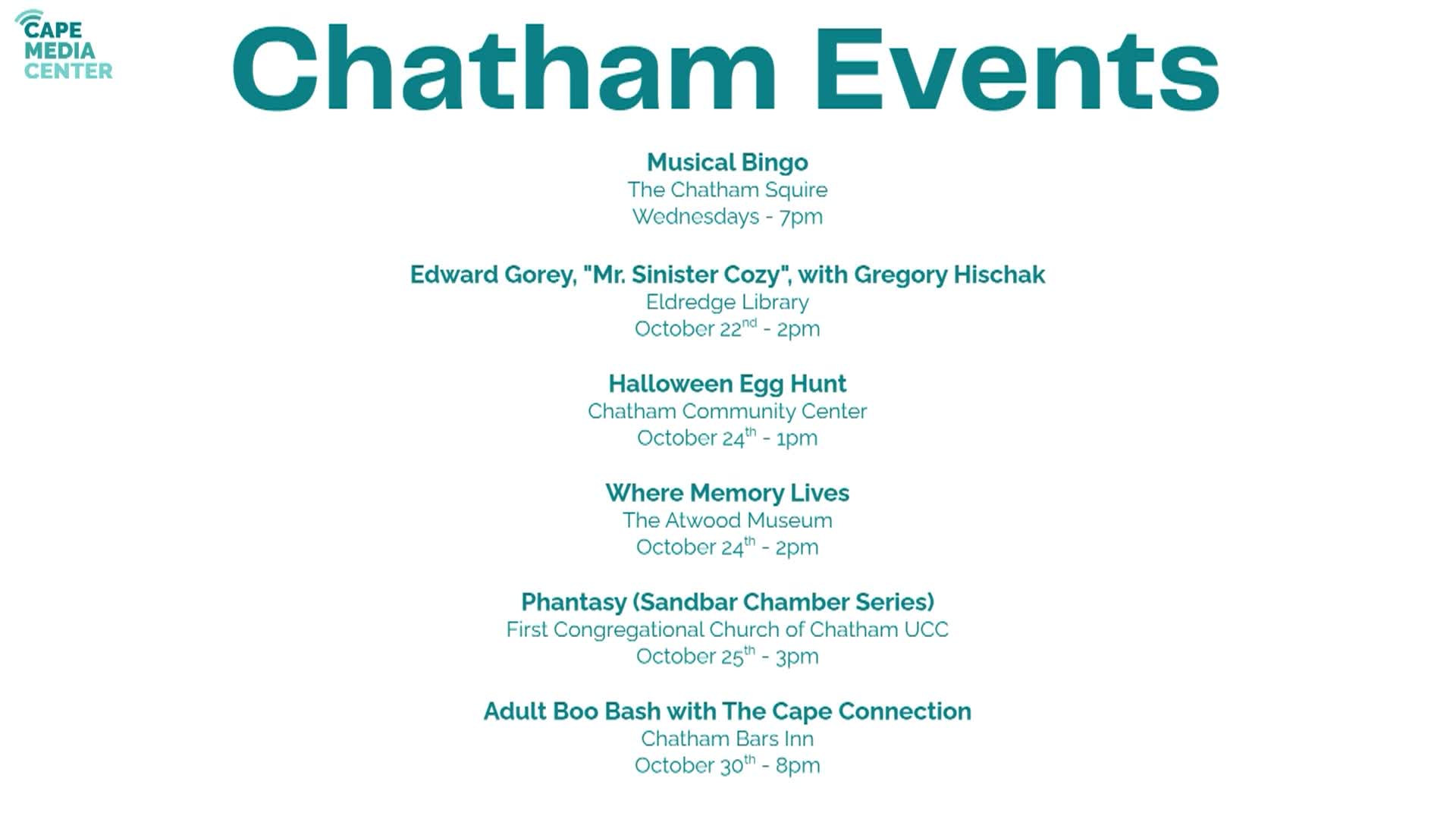 Thumbnail image for Chatham Events 10-16