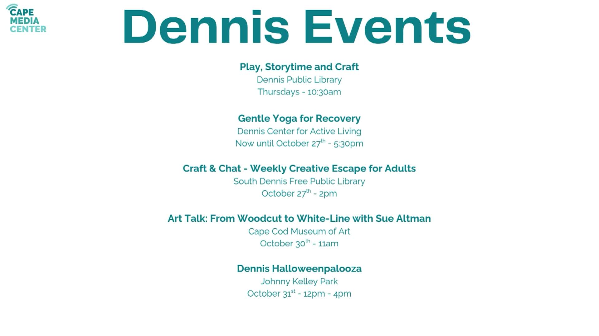 Thumbnail image for Dennis Events 10-23