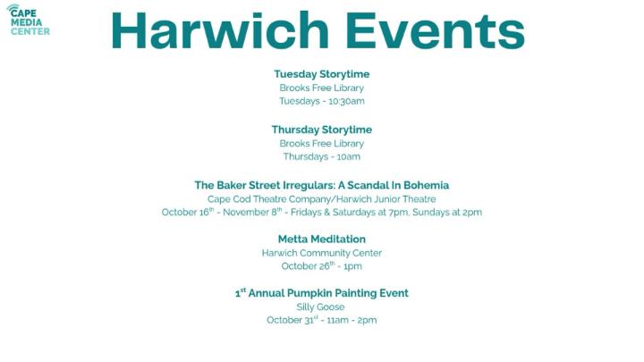 Thumbnail image for Harwich Events 10-23