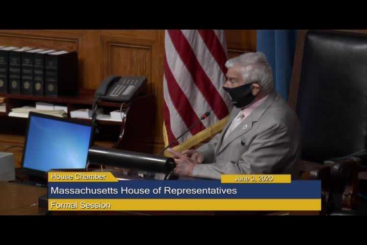 Thumbnail image for MA House of Representatives Formal Session - June 3rd, 2020