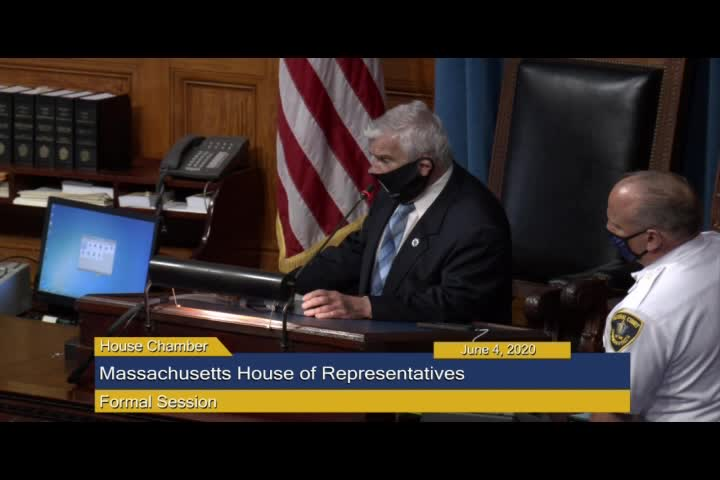 Thumbnail image for MA House of Representatives Formal Session - June 4th, 2020 (Part 2 of 2)