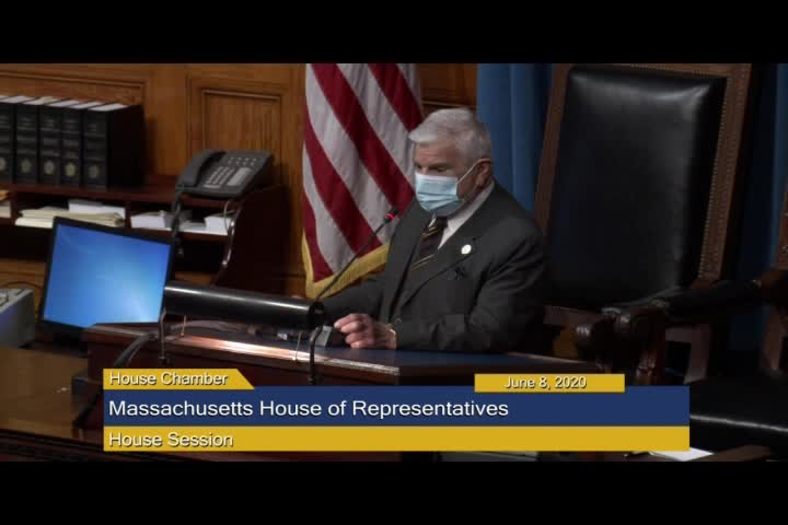 Thumbnail image for MA House of Representatives Session - June 8th, 2020